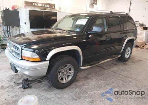 2002 Dodge Durango Slt Plus z USA, uszkodzony, nr VIN 1B4HS58N72F219481